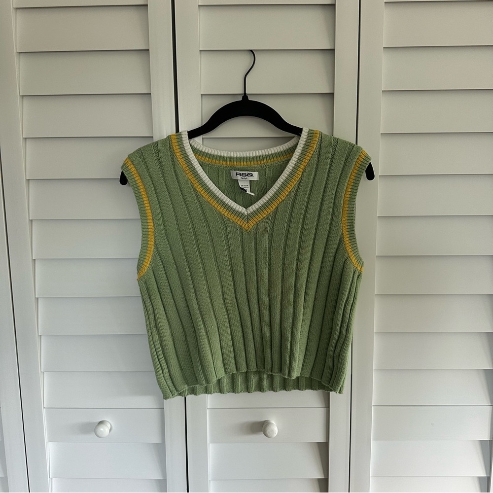 Green Sweater Vest